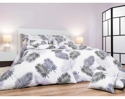 Zdjęcie produktu dla Pościel bawełniana Peříčka fioletowa 140x200, 70x90 cm