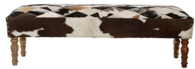 Immagine prodotto di Panca da salotto Casa Padrino multicolore 125 x 37 x H. 40 cm - Mobili Soggiorno
