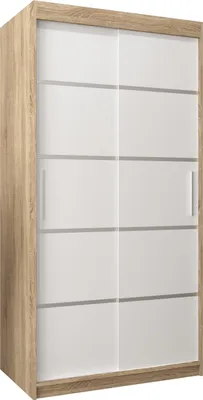 Produktbild von Kleiderschrank, Schiebetürenschrank Schlafzimmer, Schrank VERONA 1 100 cm