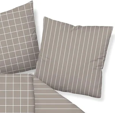 Produktbild von Janine Design Mako-Satin Kissenbezug einzeln zu Bettwäsche modernclassic 39025 Farbe vulkan 57 Größe 80x80 cm
