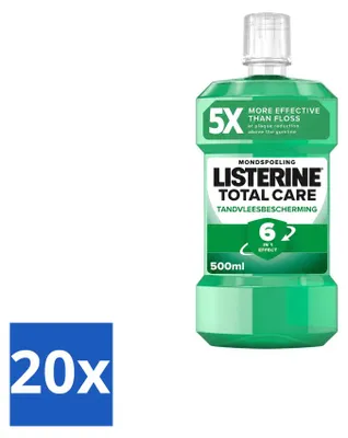 Produktbild von 20 x Listerine Total Care Mundspülung Zahnfleischschutz - 500 ml - Vorteilspackung - 20 Stücke