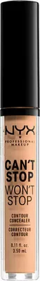 Obrázek produktu pro NYX Professional Makeup Can't Stop Won't Stop Plně krycí konturovací korektor Natural 3,5 ml