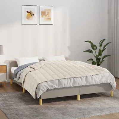 Obrázok produktu pre vidaXL Záťažová deka Light Cream 120x180 cm 9 kg Látka