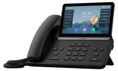 Produktbild von Yealink -SIP-T88W, IP-Telefon, Schwarz, Drahtgebundenes & drahtloses Handgerät, Tisch/Bank, 1000 Eintragungen, Tasten