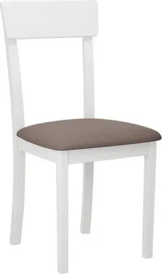 Image de Chaise de salle à manger NEYA 1 - blanc / marron 1