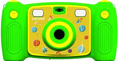 Produktbild von Denver KCA-1310GREEN, Digitalkamera für Kinder, 320 g, Grün, Gelb