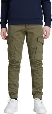 Produktbild von Jack & Jones 12151639, Männlich, Erwachsener, Grün, 140 cm, Baumwolle, Elasthan, Nicht bleichen