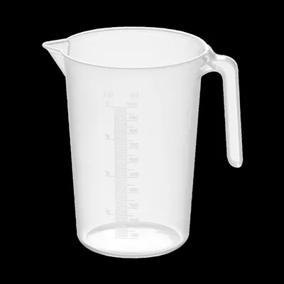 Obrázek produktu pro Utensili Cucina Paderno Messbecher stapelb1L PP transparent 47607-10