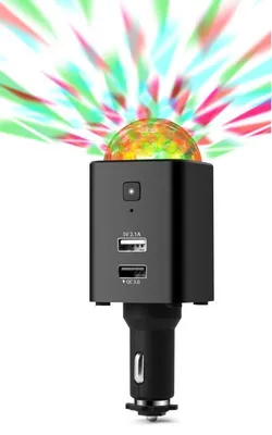 Immagine prodotto di Technaxx Disco Mobile-Auto Charger TX-159 Belastbarkeit Strom max.=2.1 A (4908)
