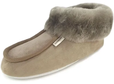Produktbild von Shepherd Moa Damen Lammfellschuhe grau (stone), 7242-25