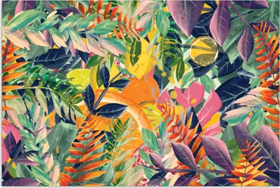 Produktbild von MuchoWow® Poster Blumen - Dschungel - Tropisch 30x20 cm - Plakate - Print