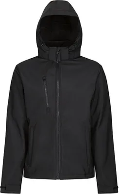 Produktbild von Regatta Professional Baumwolle Classics-36.A701 3-Lagen Kapuzen Softshell Jacke Venturer Gr. M black/black