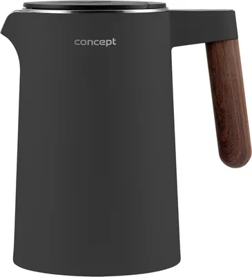 Produktbild von Concept Wasserkocher mit Temperaturregelung 1,5 l NORWOOD, dunkelgrau RK3305