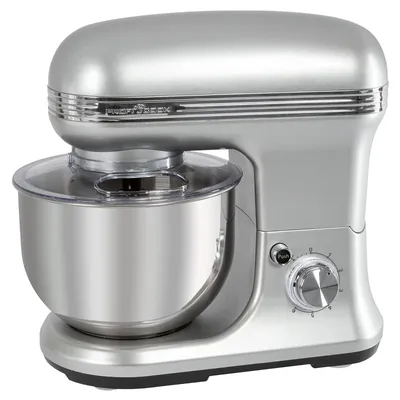 Küchenmaschine 1200 W, 5 L Edelstahlschüssel, Rührbesen, Knethaken