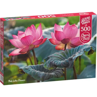 Produktbild von CHERRY PAZZI Puzzle Rosa Lotusblumen 500 Teile