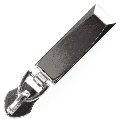 Design Zipper für Spiralreißverschluss, 5mm, silber