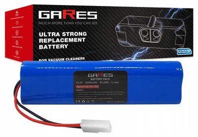Zdjęcie produktu dla Gares Akumulator do Moneual MBOT 500 14,4V | 14,4V 3,0 Ah Li-Ion | Mocna Bateria do Robot Sprzątający | Wydajny Zamiennik Gares®