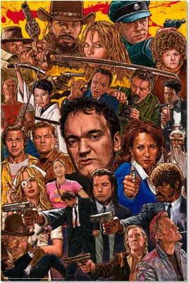 Produktbild von Filmplakat von Quentin Tarantino