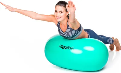 Produktbild von Ledragomma Fitnessball "Eggball", ø 65 cm, Grün