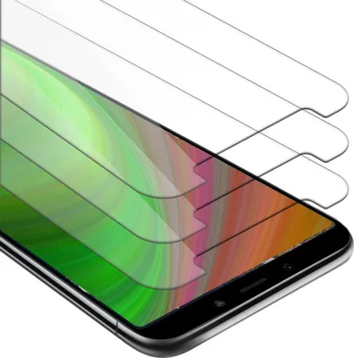 Produktbild von Cadorabo 3x Panzer Folie für Xiaomi Mi A2 / 6X Schutzfolie in Transparent Folie Tempered Display-Schutzglas
