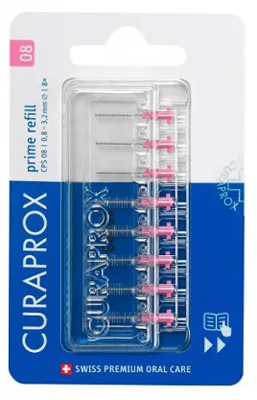 Produktbild von Curaprox CPS 08 Prime Nachfü llpack 0,8 - 3,2 mm