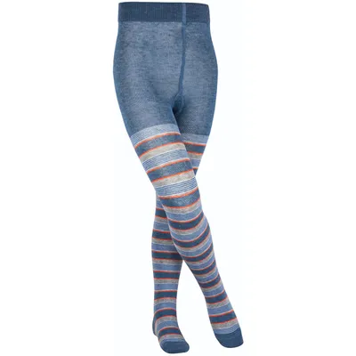 Immagine prodotto di Calze a coste miste unisex per bambini FALKE, colore blu (Light Denim 6660), taglia 80