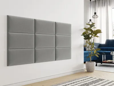 Immagine prodotto di Pannello a muro imbottito 60x30 PAG – grigio