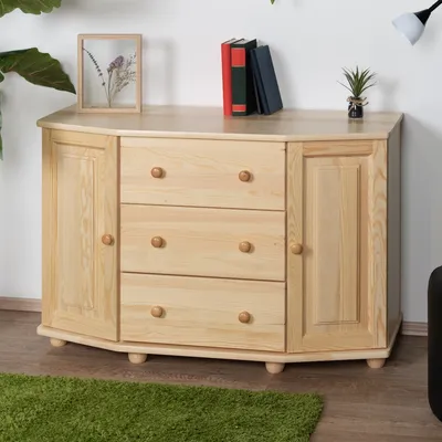 Produktbild von Sideboard, Kommode - Farbe: Natur, Breite: 120 cm