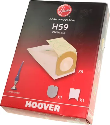Image de Hoover 35600279 H59 5x Sacs à poussière pour l'aspirateur Athyss Junior