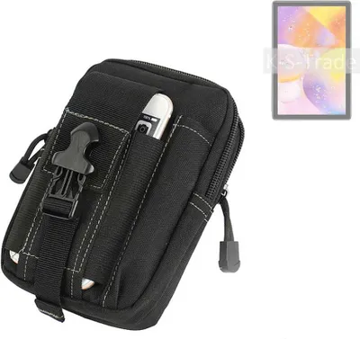 Produktbild von K-S-Trade Gürtel Tasche kompatibel mit Doogee T10 Gürteltasche Holster Schutz Hülle Handy Hülle Smartphone outdoor Handy-Hülle schwarz