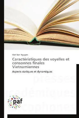 Produktbild von Caractéristiques des voyelles et consonnes finales Vietnamiennes