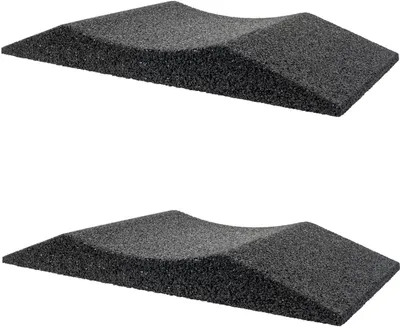 Produktbild von HASKYY® 2x Reifenschuh Reifenschoner schwarz aus Gummigranulat 400mm breit
