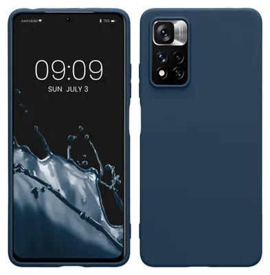 Produktbild von kwmobile Hülle für Xiaomi Redmi Note 11 Pro / Redmi Note 12 Pro 4G TPU Case - Handyhülle unterstützt kabelloses Laden, flexible Schutzhülle,