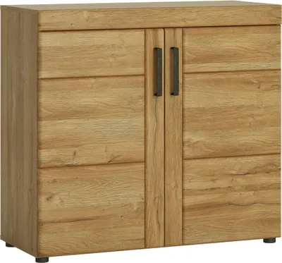 Produktbild von Sideboard Kommode mit 2 Türen in Grandson Eiche Nb. CARIATI-129, B/H/T ca. 92,8/86/40,9 cm