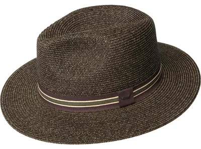 Imagen del producto de Sombrero fedora de papel arrugable Bailey, color marrón, talla L