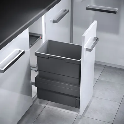 Image de Collecteur de déchets Hailo 3608311 CS Slide Cargo Synchro 30 litres