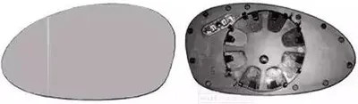 Image de Van Wezel Glace de rétroviseur gauche pour BMW Série 1 Série 3