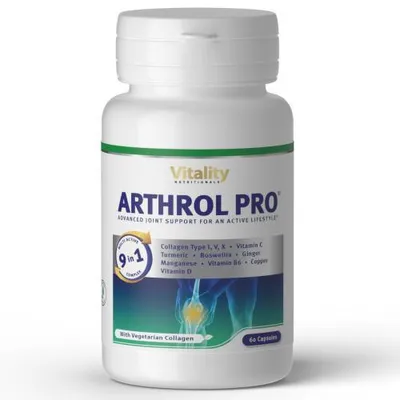 Zdjęcie produktu dla Arthrol Pro – substancje niezbędne dla stawów: kadzidło i kolagen. Kapsułki, 60 szt.
