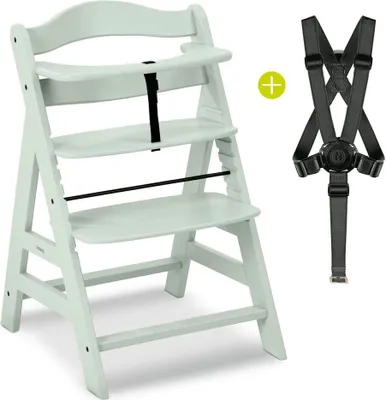 Produktbild von Hauck Alpha+ Traditioneller Hochstuhl Harter Sitz Farbe Mint