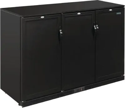 Produktbild von Polar G-Serie 900 Mm Barkühler Mit Drei Türen 330L Schwarz