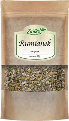 Zdjęcie produktu dla Ziółko Rumianek Koszyczek Napar z Rumiankiem Koszyczkiem 50g