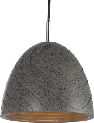 Produktbild von Hängelampe, E27, Lampe Für Wohnzimmer Esszimmer Küche, Höhenverstellbar Farbe  Beton-Sandstein-Schwarz
