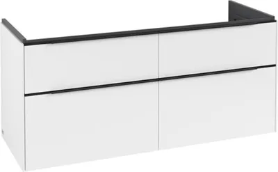 Image de Villeroy & Boch Subway 3.0 armoire sous lavabo, 4 tiroirs, 1272x576x478mm, C56801VF