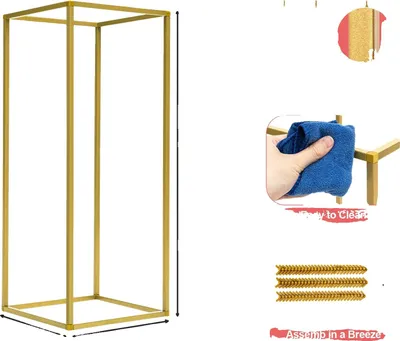 Immagine prodotto di Portafiori, design geometrico moderno, struttura resistente, 24x24x60cm