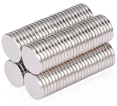 Produktbild von 100 Mini-Magnete, stark, 8 x 1 mm, kleine Magnete, rundes Magnetset, Mini-Magnete für Bastelarbeiten, Mini-Magnete, Magnete für Kühlschrank, Whiteboard, Pinnwand, Magnettafel, Tür, Karte