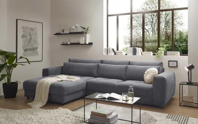 Produktbild von Barura Ecksofa 333 x 194 cm Dunkelgrau