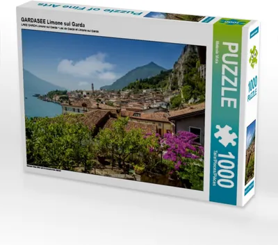 Produktbild von Calvendo GARDASEE Limone sul Garda 1000 Teile Puzzle quer 640x480mm, Viola Melanie; 7293084