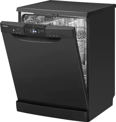 Produktbild von Bomann Geschirrspüler 60 cm | 14 Maßgedecke | Spülmaschine 60 cm Stand oder Unterbau | 7 Programme & 2 Sprühebenen | Startvorwahl | GSP 7419 schwarz