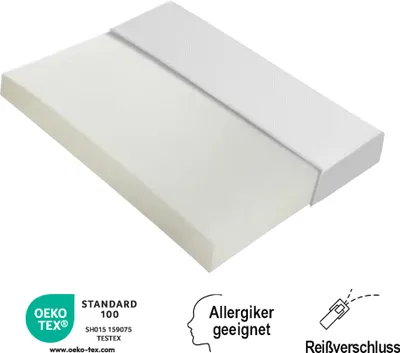 Immagine prodotto di okwish letto imbottito 140 x 200 cm, divano letto, letto matrimoniale con rete, grigio (con materasso)