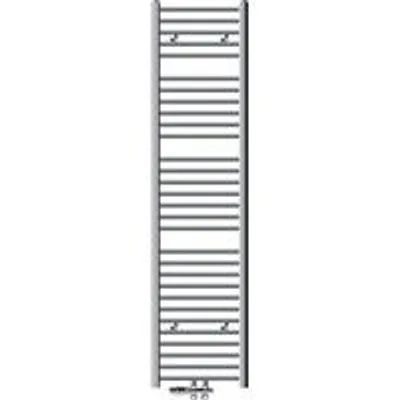 Immagine prodotto di Radiatore da bagno con attacco centrale 400x1800 mm cromato, a destra con attacco inferiore LuxeBath